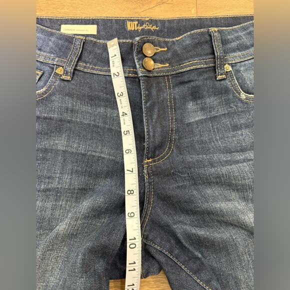 Kut From The Cloth Cameron Cuffed Straight Leg Jean Size 10 - Picture 11 of 12